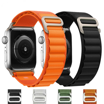 Modisches 'Alpine Loop' Apple Watch Armband