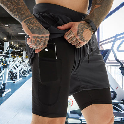 2 In 1 Gym Shorts